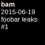 2015-06-19 foobar leaks #1