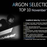 Argon Selection - TOP 10 NOVEMBRE 2012 - LiveMix & Select by Andrea Argon