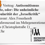Alex Feuerherdt: Antisemitismus - Die unheimliche Popularität der "Israelkritik" (24. November 2014)