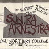 Sun Ra Arkestra RNCM 29 7 1982 ,Walkman recording side 3 of 2 x C90 Cassettes