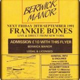 Frankie Bones - Berwick Manor, Essex - 28.9.91