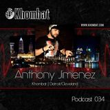 Khombat Podcast #034 feat. Anthony Jimenez (Blank Code) Detroit, USA