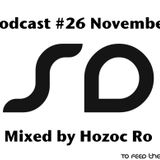 Podcast #26 SoundDesigners November mixed by Hozoc