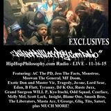 HipHopPhilosophy.com Radio - LIVE - 11-16-15