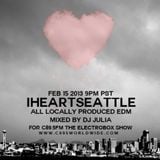 iHeartSeattle DJ Mix - All Local NW Producers - for C89.5FM The Electrobox - Valentines Day Mix