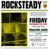 ROCKSTEADY ATL (9/4/15) PROMO CD mixed by HIGHLANDA Sound
