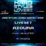 AZOURA - Hard Styles Loverz Monthly Show - Hardstyle.nu - Saturday 07 June 2014