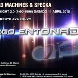 DIEGO ENTONADO(SPECKA-20 YEARS 1 NIGHT 2.0) "4" HORAS(100%VINYLS)