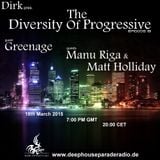 Dirk - Host Mix - The Diversity Of Progressive 19 (18th March 2015) on www.deephouseparaderadio.de