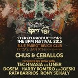 Rafa Barrios - Live @ Stereo Productions Showcase, The BPM Festival, Blue Parrot, México(09.01.2015)