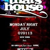 That's House Monday Night July 070113