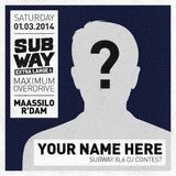 SUBWAY XL6 DJ CONTEST ENTRY - Sweepa