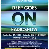 Deep Goes On 019 with Sasha Alx