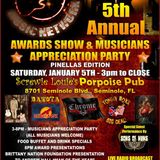 The TBMN Music Awards at Screwie Louie's Porpoise Pub 1/5/2013