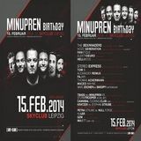 Kratzer & Stephan Strube @ Minupren Birthday - Sky Club Leipzig - 15.02.2014