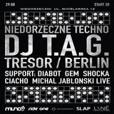Dj T.A.G. @ NIEDORZECZNE TECHNO - Warschau - 29.08.2015