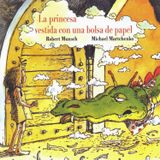 La princesa vestida con una bolsa de papel