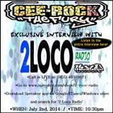 2 LOCO RADIO interviews Hip-Hop veteran CEE-ROCK ''THE FURY'' (via 'Spreaker')