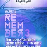 DJ DREAM-MAN BENOIT VINET---DJ STEFANE LIPPÉ--DJ TRIBE,,LIVE @ BEACH CLUB REMEMBER AUGUST 2015