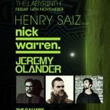 Henry Saiz (El Laberinto 012) - Live At Ministry of Sound (London) - 14-Nov-2014