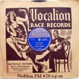 NoMen FM #78 - Olde Tyme Blues'n'Ragtime pickin'