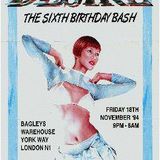 Desire 6th Birthday Bash @ Bagleys London 1994 - Kenny Ken