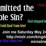 The Unpardonable Sin