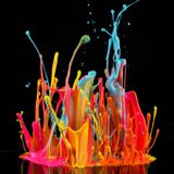 Music in colors or colors in music?