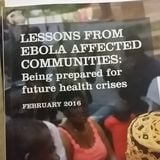Africa APPG- Lessons from Ebola affected communities: Being prepared for future health crises