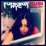 RUBI R-Tres LIVE @ FUNK BOX NYC (Prime Set: DEEP HOUSE / TECH) 12-29-13