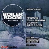 Recloose Boiler Room Melbourne Night 3.7.2014