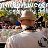 Markus Wesen live @ Schrebergarten (My B-Day Party) 25.09.11