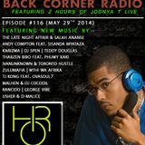 BACK CORNER RADIO: Episode #116 (May 29th 2014)