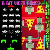 8 BIT VIDEO GAMES + LARGE PIZZAS!!