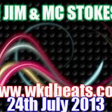 DJ Jim Mc Stokesy Live on www.wkdbeats.com 24.7.13