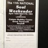 Martin Collins,Froggy &Robbie Vincent Live at The 10th Caister Soul Weekend Sunday 17th October 1982