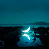 clear of the moon