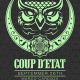 Marco Cardoza Live @ Coup D'etat (Round 2) - Habitat Living & Sound