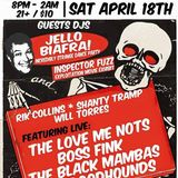 Jello Biafra's Dj set Kicksville Sat. April 18th