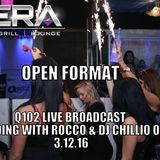 Q102 LIVE BROADCAST 3-12-16 / OPEN FORMAT AT VERA NIGHTCLUB