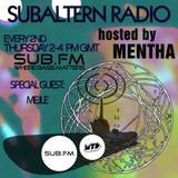 Mentha b2b Mejle - Subaltern Radio 24/07/14 on SUB FM