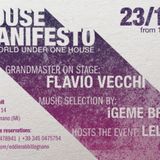 23.10.15 House Manifesto w/ FLAVIO VECCHI @ EDDIE RABBIT - LEGNANO
