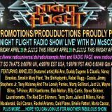 The Nightflight Radio Show from 25th April 2014 with DJ McScotty aka Steve Perz