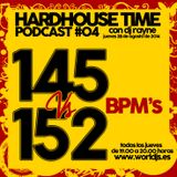 Hardhouse Time @ Worldjs 145 Vs 152 Bpm's 28/08/2014 PODCAST #04