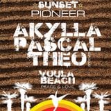 SUNSET PIONEER | THEO GROOVES, PASCAL HOLY DEEP, AKYLLA @ THEROS WAVES | 22.6.14