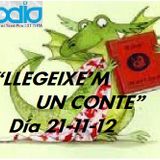 “LLEGEIXE’M UN CONTE” 21-11-12