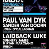 Laidback Luke - Live @ Cream Opening Party, Amnesia, Ibiza (13.06.2013)