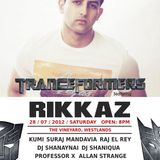 TranceFormers@Vineyard, 28/7/12 - DJ Mosh