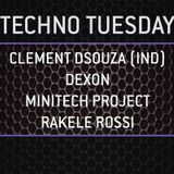 Clement Dsouza Live at What is on your mind -Techno Tuesday Amsterdam - 01.09.2015