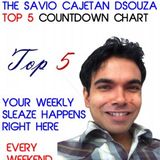 The Savio Cajetan DSouza Top 5 Chart - Week Ending 12 October 2012